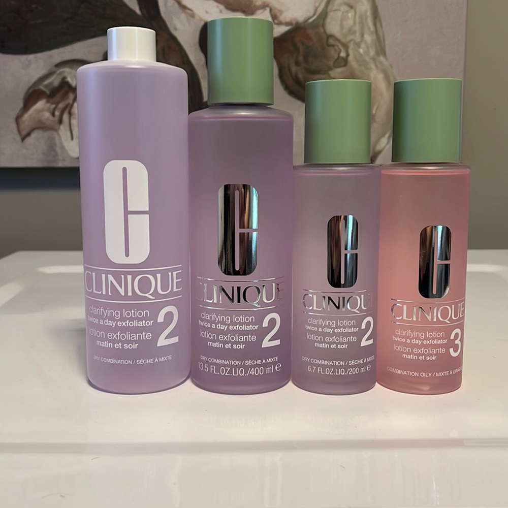 Clinique clarifying lotions 2 and or 3